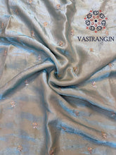 Load image into Gallery viewer, New Partywear Space Silk Fabric Sequence Emboridery Work Fancy Designer Saree With Blouse
