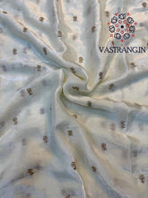 Load image into Gallery viewer, New Partywear Space Silk Fabric Sequence Emboridery Work Fancy Designer Saree With Blouse
