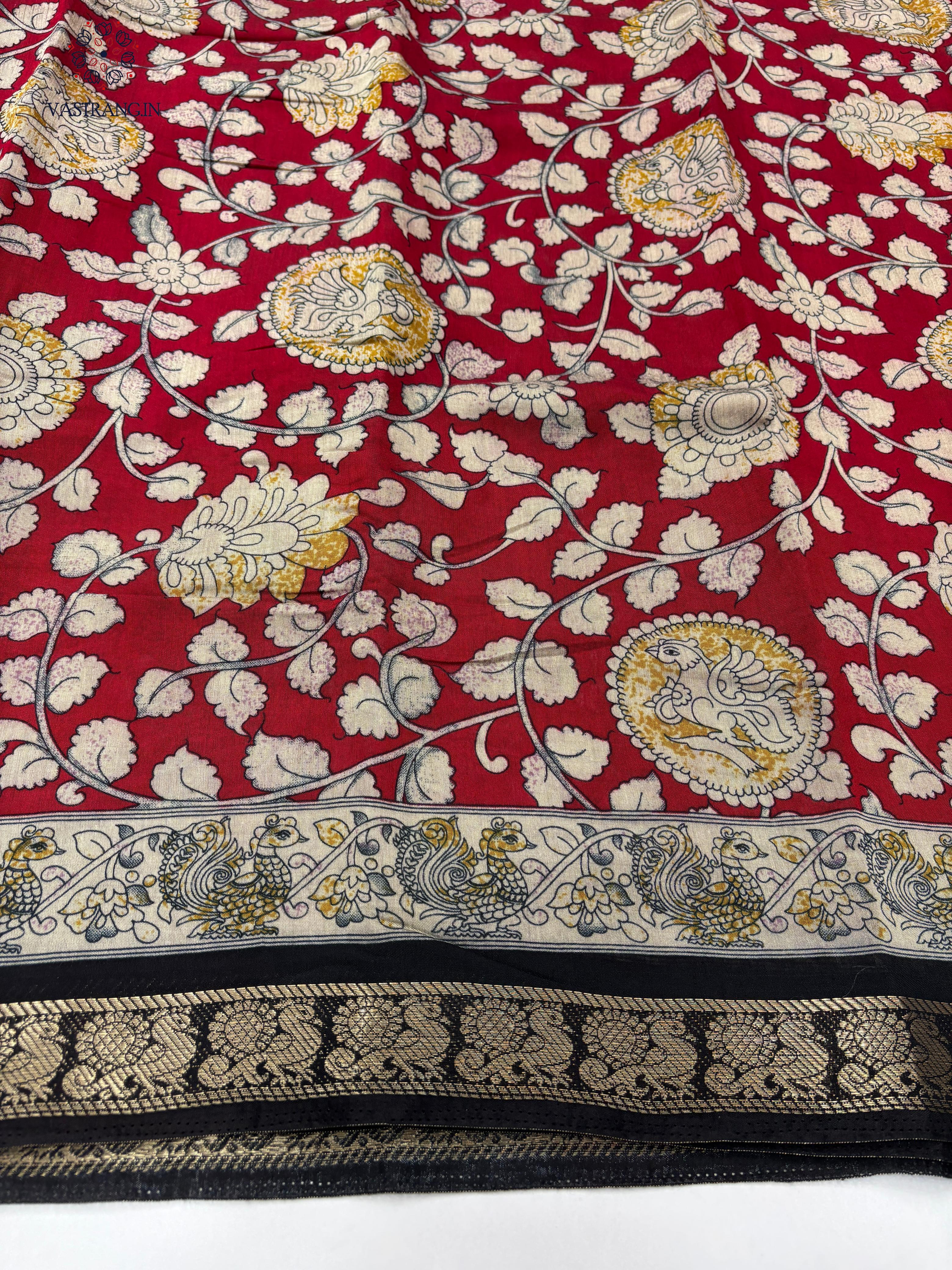 New Pure Mangalkari Viscouse Silk Print n Weaving Work Fancy Designer Festive Wear Saree for Women