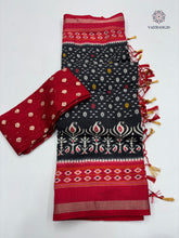 Load image into Gallery viewer, New Wedding Wear Pure Mul Cotton Print With Rich Pallu n Jalar Saree With Sequence Work Blouse
