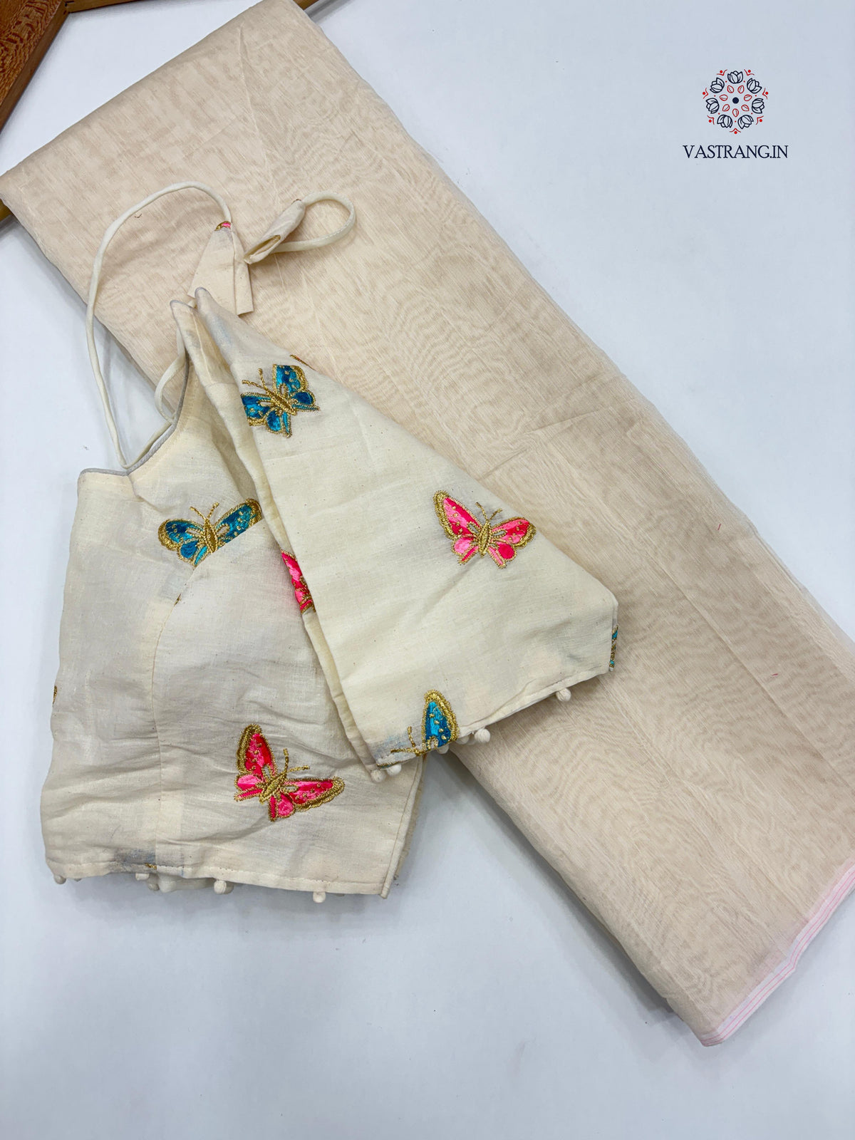 New Chanderi Cotton Fancy Designer Wedding Wear Fancy Designer Saree With Stitched Blouse