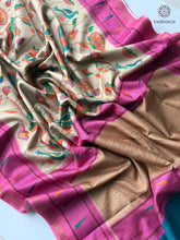 Load image into Gallery viewer, Latest Festive Wear Soft Cotton Print With Latkan Work Fancy Designer Saree With Blouse
