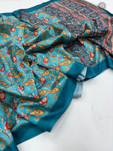 Load image into Gallery viewer, New Festive Wear Dola Silk Print Work Fancy Designer Saree With Blouse Piece
