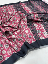 Load image into Gallery viewer, New Festive Wear Dola Silk Print Work Fancy Designer Saree With Blouse Piece

