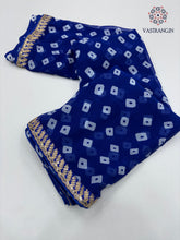 Load image into Gallery viewer, Beautiful Party Wear Georgette Silk Sequence Lace Saree For Wedding
