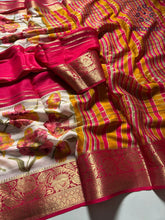 Load image into Gallery viewer, New Wedding Wear Silk Fabric Zari Jacquard Weaving Work Fancy Designer Saree With Blouse

