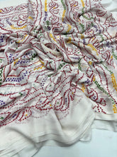 Load image into Gallery viewer, New Festive Wear Pure Moss Crepe Printed Fancy Designer Saree With Blouse
