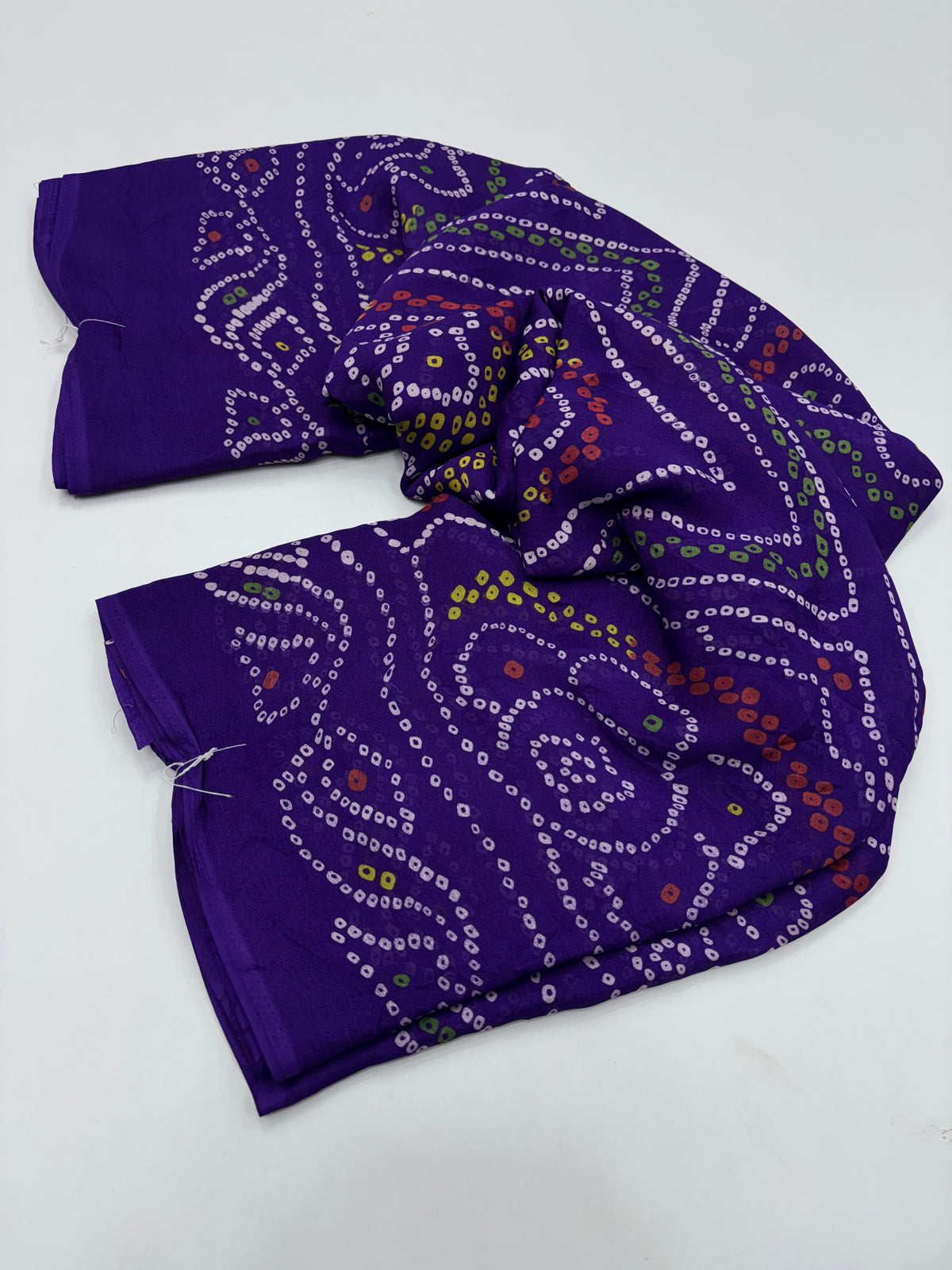 New Festive Wear Pure Moss Crepe Printed Fancy Designer Saree With Blouse