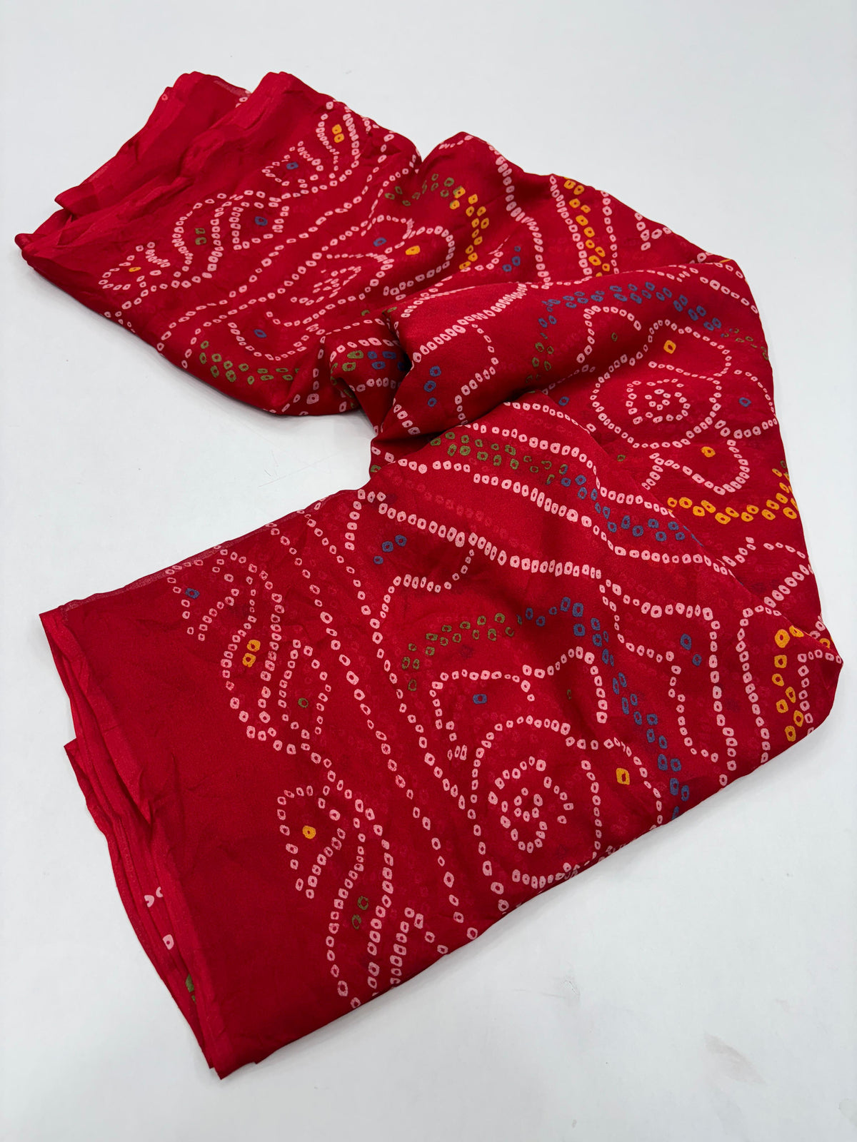 New Festive Wear Pure Moss Crepe Printed Fancy Designer Saree With Blouse