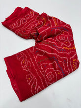 Load image into Gallery viewer, New Festive Wear Pure Moss Crepe Printed Fancy Designer Saree With Blouse
