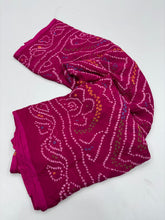 Load image into Gallery viewer, New Festive Wear Pure Moss Crepe Printed Fancy Designer Saree With Blouse
