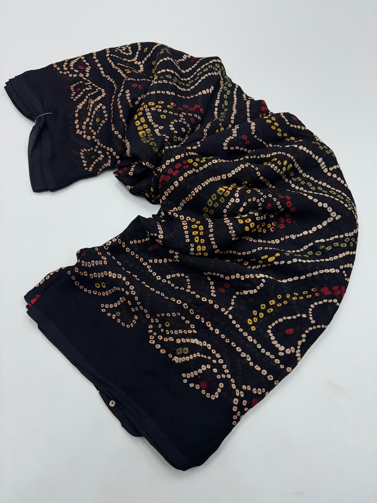 New Festive Wear Pure Moss Crepe Printed Fancy Designer Saree With Blouse