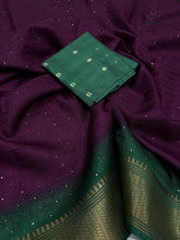 Load image into Gallery viewer, Glorious Party Wear Pure Dola Silk Sequence With Jacquard Weaving Work Fancy Designer Saree For Wedding
