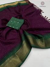 Load image into Gallery viewer, Glorious Party Wear Pure Dola Silk Sequence With Jacquard Weaving Work Fancy Designer Saree For Wedding
