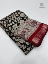 Load image into Gallery viewer, Elegant New Festive Wear Pure Mangalkari Viscouse Silk Designer Print n Weaving Saree For Women
