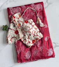 Load image into Gallery viewer, Outstanding Crush Silk Heavy Embroidered n Arco Border Work Fancy Designer Festive Wear Saree With Stitched Blouse
