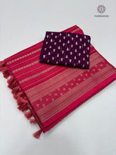 Load image into Gallery viewer, Gorgeous Party Wear Pure Dola Silk Jari Butti With Jacquard Border Designer Blouse Saree For Women
