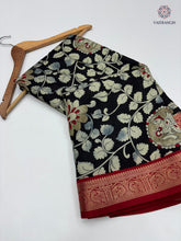 Load image into Gallery viewer, Bloosom Party Wear Pure Mangalkari Viscose Silk Print n Weaving Work Fancy Designer Saree For Women
