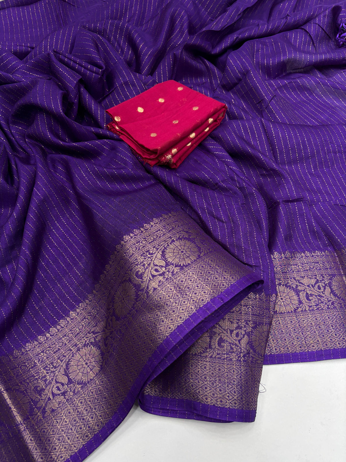 New Pure Dola Silk Zari Weaving With Jhalar Work Fancy Designer Fuction Wear Saree With Blouse Piece