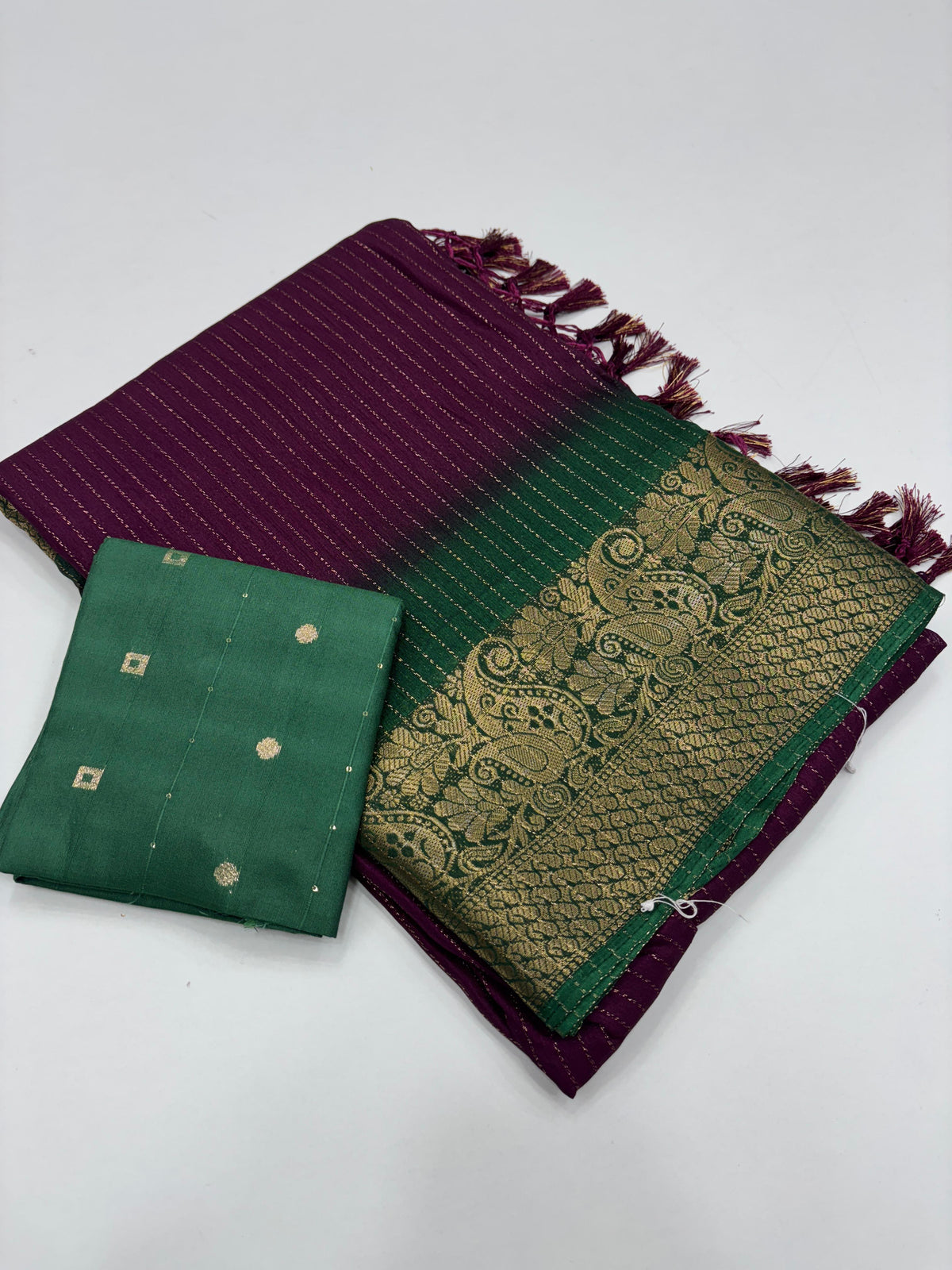 New Pure Dola Silk Zari Weaving With Jhalar Work Fancy Designer Fuction Wear Saree With Blouse Piece