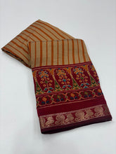 Load image into Gallery viewer, Charming Party Wear Pure Sibori Viscose Silk Print With Jacquard Work Rich Pallu Fancy Designer Saree
