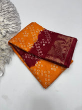 Load image into Gallery viewer, New Wedding Wear Pure Dola Crush Silk Jacquard Weaving n Print Work Fancy Designer Saree
