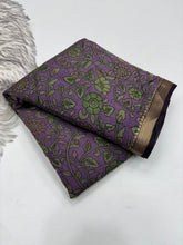 Load image into Gallery viewer, Prettiest Function Wear Pure Mangalkari Viscouse Silk Print With Designer Pallu Fancy Saree For Women
