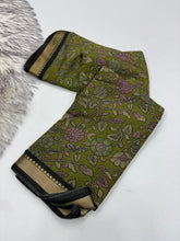 Load image into Gallery viewer, Prettiest Function Wear Pure Mangalkari Viscouse Silk Print With Designer Pallu Fancy Saree For Women
