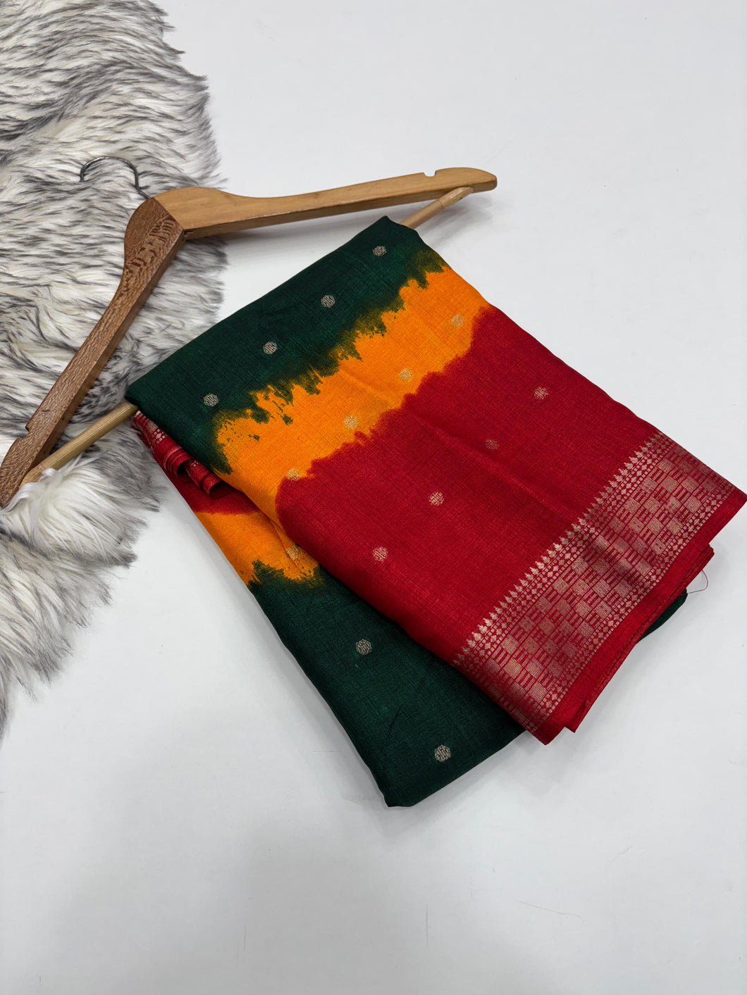 New Festive Wear Multi Color Dola Silk Jacquard Zari n Print Work Fancy Designer Saree With Blouse