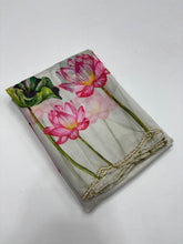 Load image into Gallery viewer, Demanding Grey Print n Hand Work Heavy Pure Tebbi Silk Saree With Pleasurable Blouse Piece
