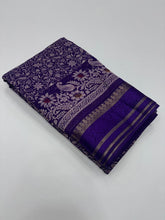 Load image into Gallery viewer, Charming Pure Soft Cotton Silk Print With Jacquard Border Work Saree With Blissful Blouse Piece
