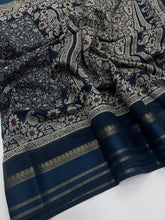 Load image into Gallery viewer, Charming Pure Soft Cotton Silk Print With Jacquard Border Work Saree With Blissful Blouse Piece
