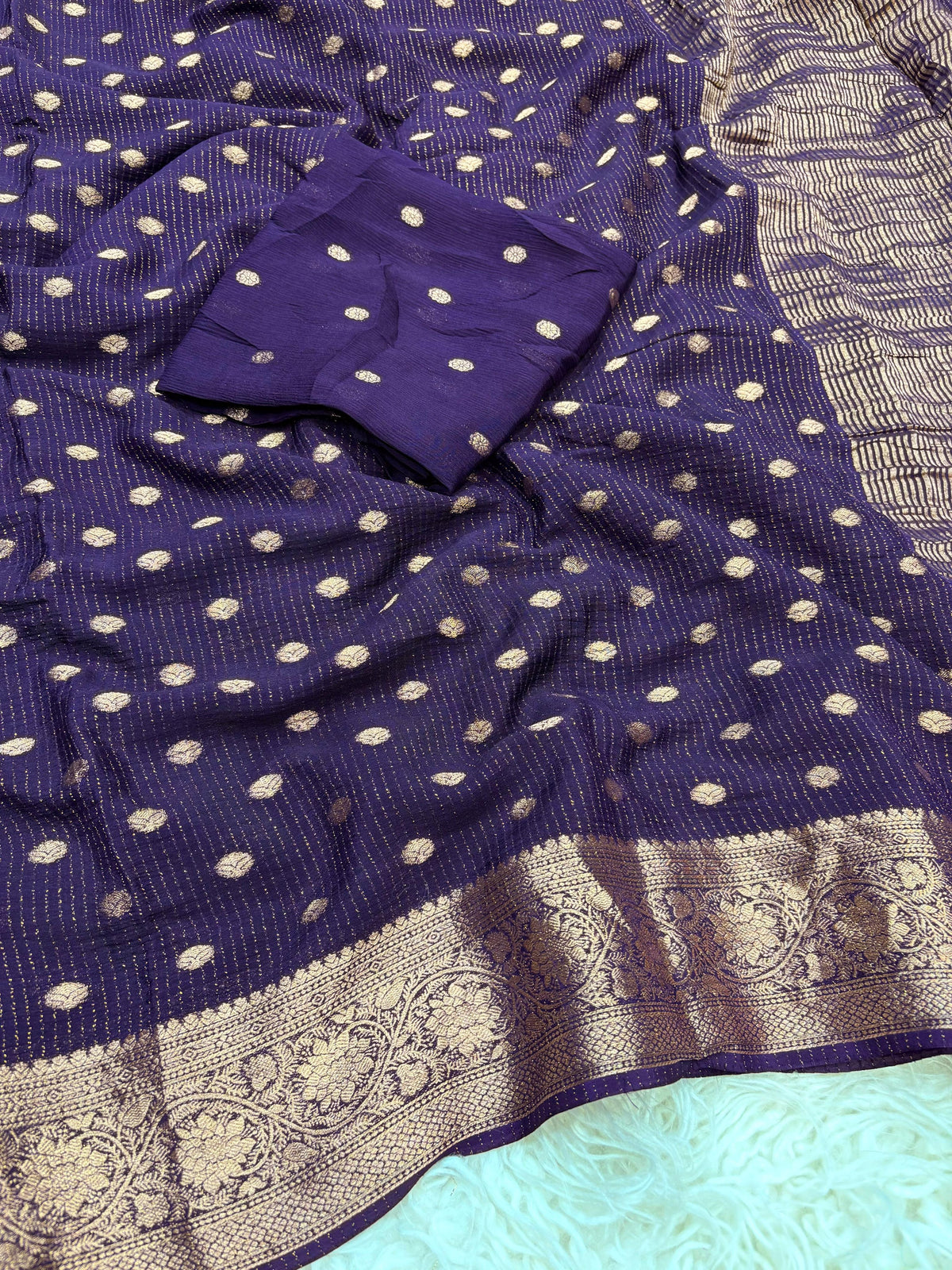 Charismatic Party Wear Pure Viscose Chinoon Zari Jacquard Weaving Work Fancy Designer Saree With Glowing Blouse Piece