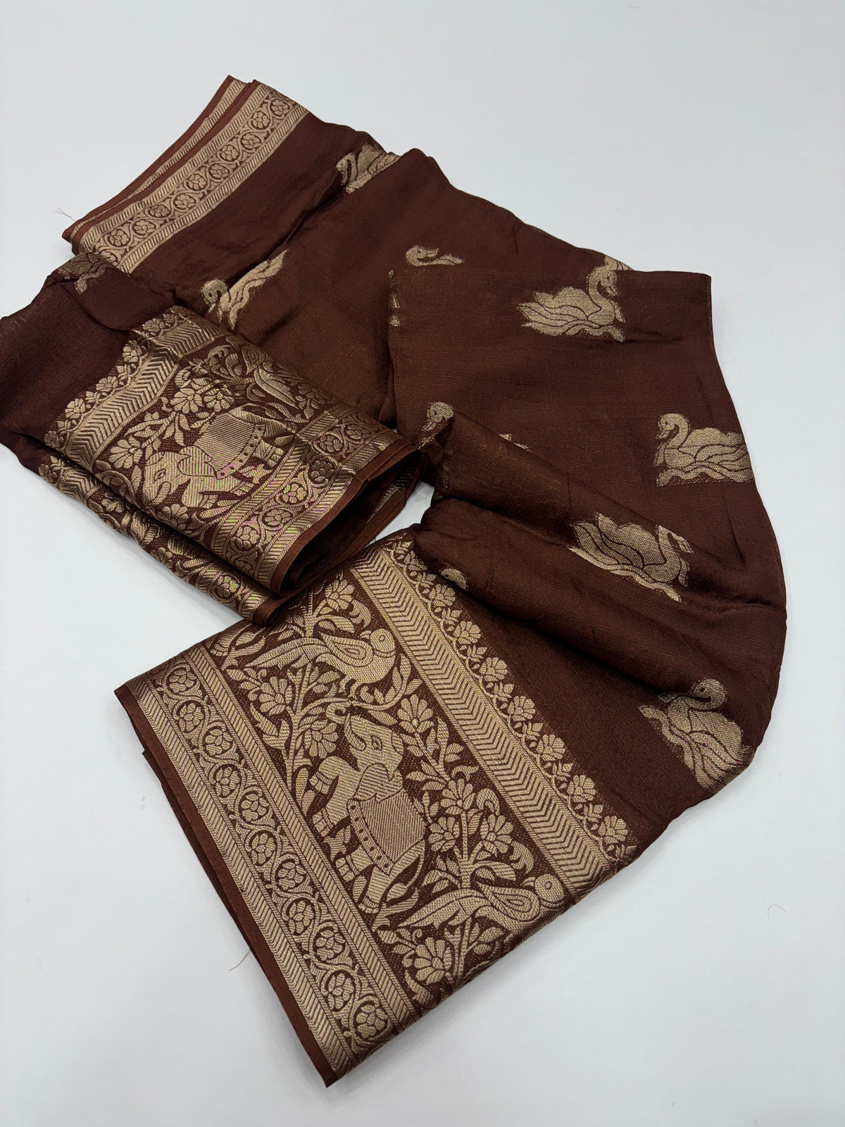 Exuberant Function Wear Pure Viscose Soft Jacquard Weaving Border Fancy Saree With Blouse