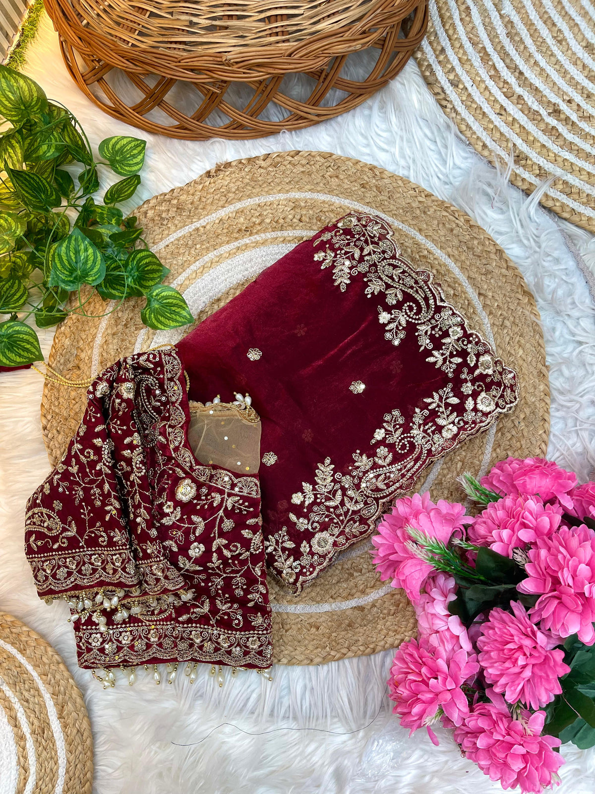Outstanding Festival Wear Satin Silk Heavy Embroidery n Aarco Work Fancy Designer Saree With Stitched Blouse