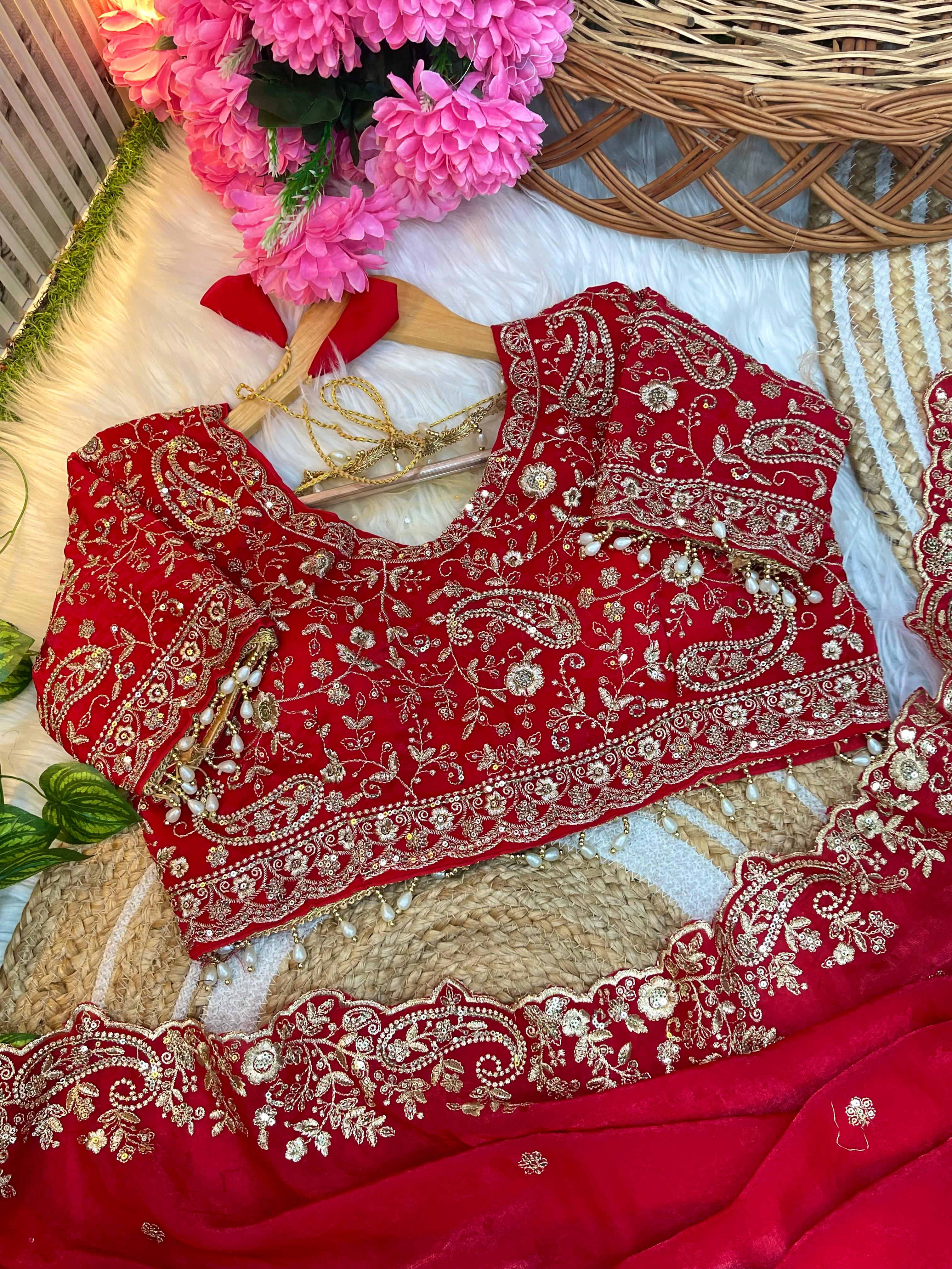 Outstanding Festival Wear Satin Silk Heavy Embroidery n Aarco Work Fancy Designer Saree With Stitched Blouse