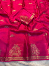Load image into Gallery viewer, New Festive Wear Pure Soft Viscose Fabric Zari Work Fancy Designer Saree With Blouse
