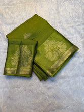 Load image into Gallery viewer, New Festive Wear Pure Soft Viscose Fabric Zari Work Fancy Designer Saree With Blouse
