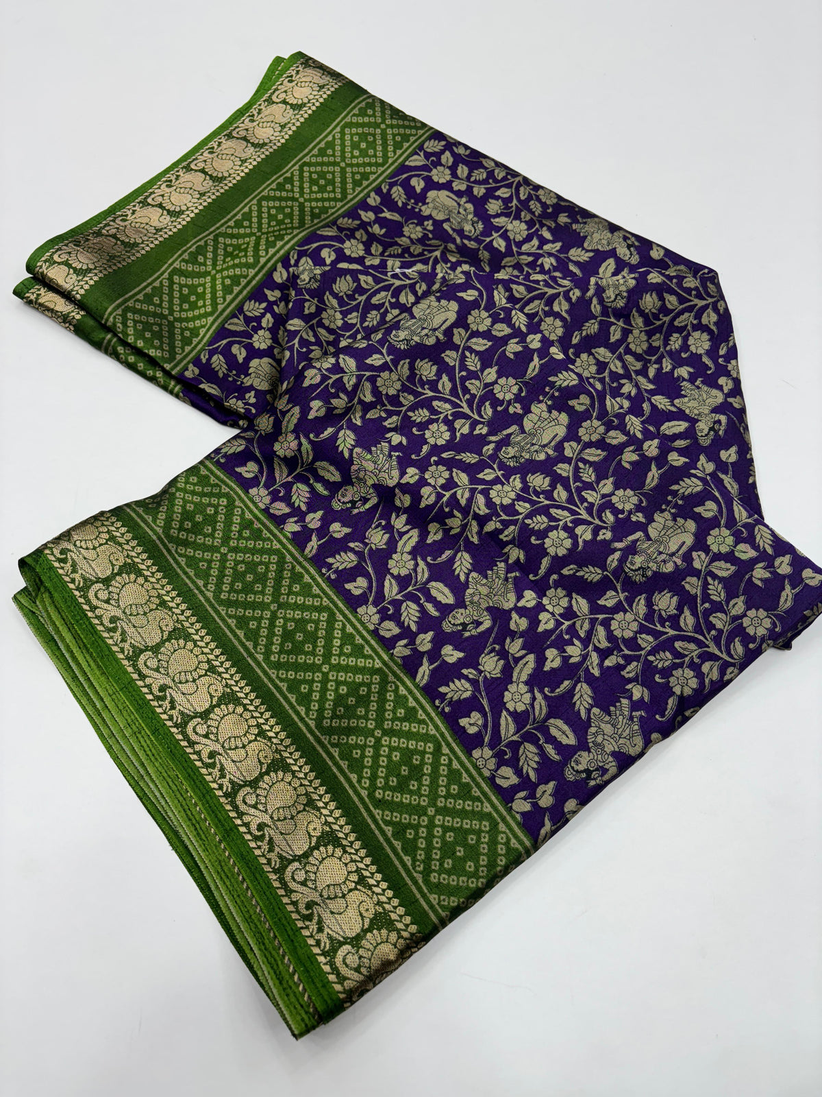 Dazzling Festive Wear Pure Soft Silk Print With Jacquard Work Fancy Designer Saree For Women
