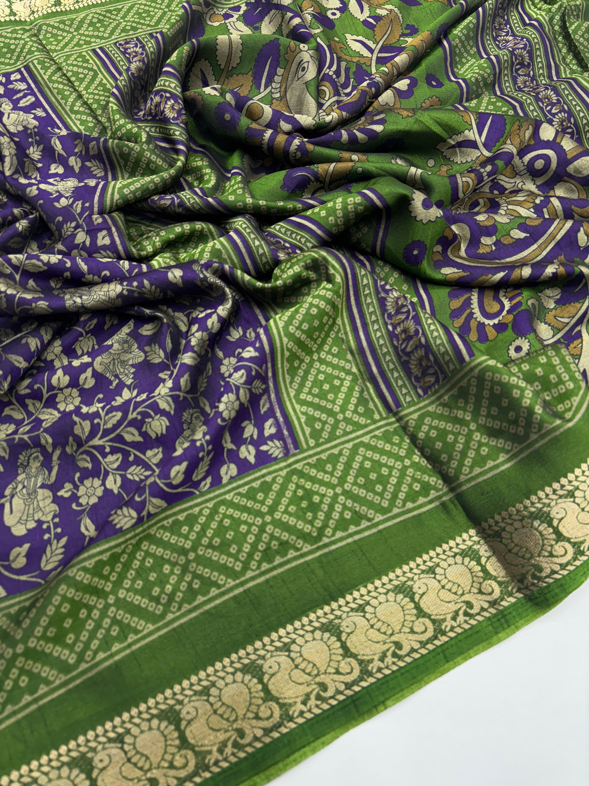 Dazzling Festive Wear Pure Soft Silk Print With Jacquard Work Fancy Designer Saree For Women
