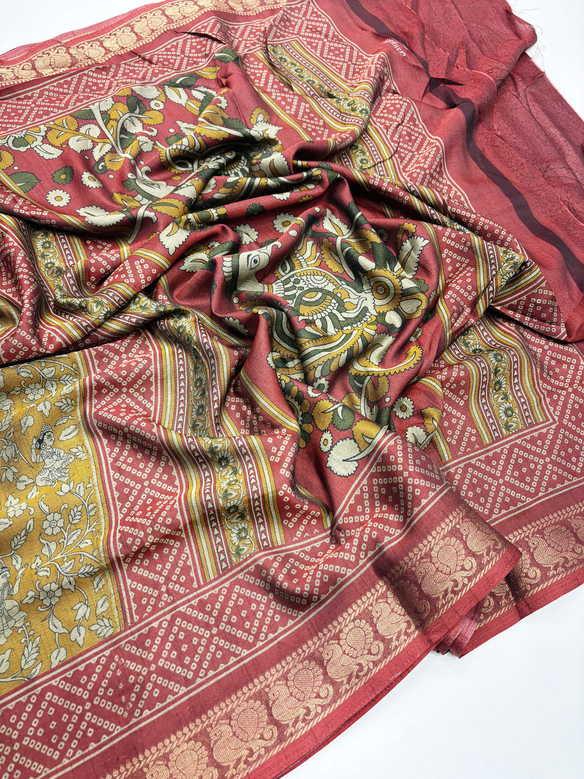 Dazzling Festive Wear Pure Soft Silk Print With Jacquard Work Fancy Designer Saree For Women
