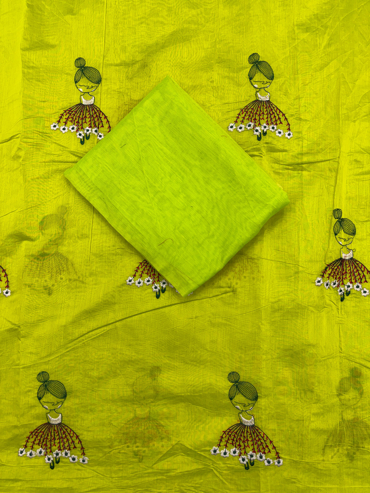 New Function Wear Chanderi Cotton Embroidery n Tussels Work Fancy Designer Saree With Blouse Piece