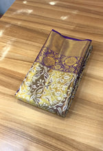Load image into Gallery viewer, New Wedding Wear Purple Color Kanjiviram Silk Pure Zari Weaving with Beautiful Meena Weaving Saree
