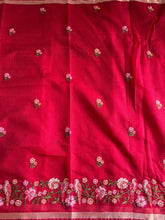 Load image into Gallery viewer, Marvellous Function Wear Pure Kota Doriya With Embroidery Work Flower on all over the Saree With Blouse Piece
