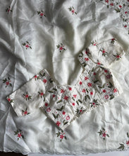 Load image into Gallery viewer, Mellifluous Function Wear Pure Kota Doriya Embroidery Flower Butties n Arco Cut Work Border Designer Saree With Unstitched Blouse
