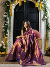 Load image into Gallery viewer, Latest Party Wear Kanjivaram Silk Jacquard Weaving Work Wedding Wear Designer Saree
