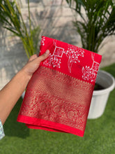 Load image into Gallery viewer, New Wedding Wear Red Color Soft Banarasi Silk Jacquared Zari Weaving Fancy Designer Saree
