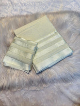 Load image into Gallery viewer, Gratifying Party Wear Pure Viscose Georgette Linning Weaving Satin Patta Border Fancy Designer Saree With Blouse
