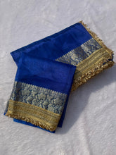 Load image into Gallery viewer, Charming Function Wear Banarasi Tissue Silk Jacquard n Lace Work Fancy Designer Saree With Blouse Piece
