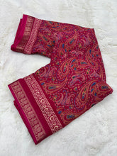 Load image into Gallery viewer, Gorgeous Festive Wear Mangalkari Mul Cotton Silk Printed Rich Pallu Designer Saree For Women
